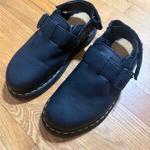 JORGE II AMBASSADOR FAUX FUR LINED SLINGBACK MULES